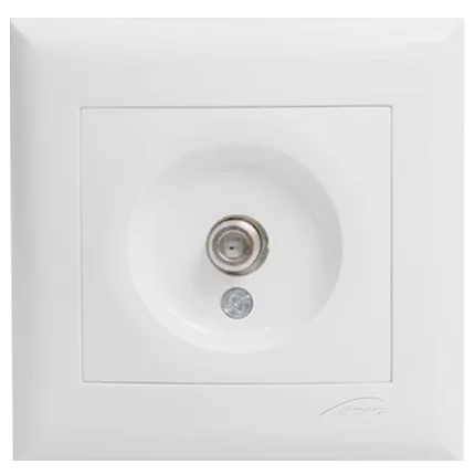 Almera - ALMERA GÜNEY BEYAZ UYDU PRİZİ F KONNEKTÖRLÜ