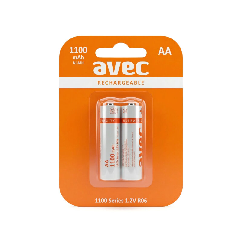 AVEC 1100 MAH ŞARJLI KALEM PİL 2Lİ - Avec