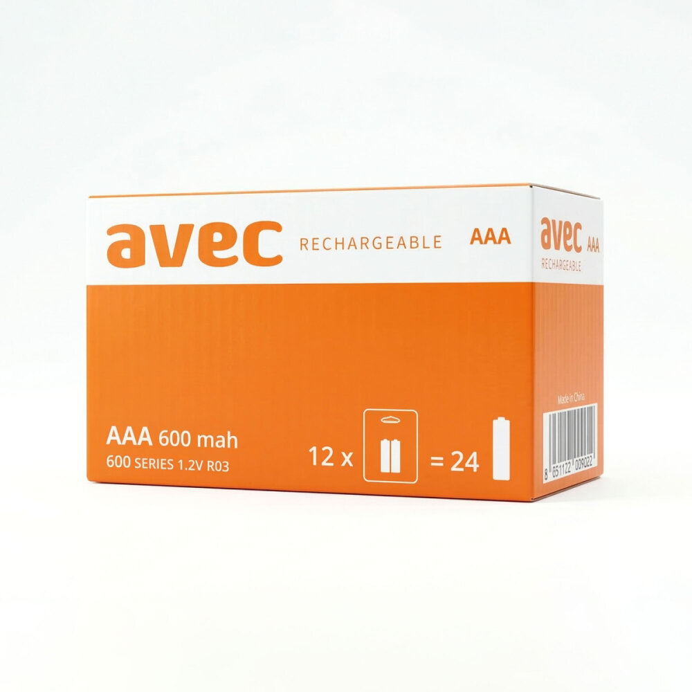 Avec 600 Mah İnce Pil 2'li - 3