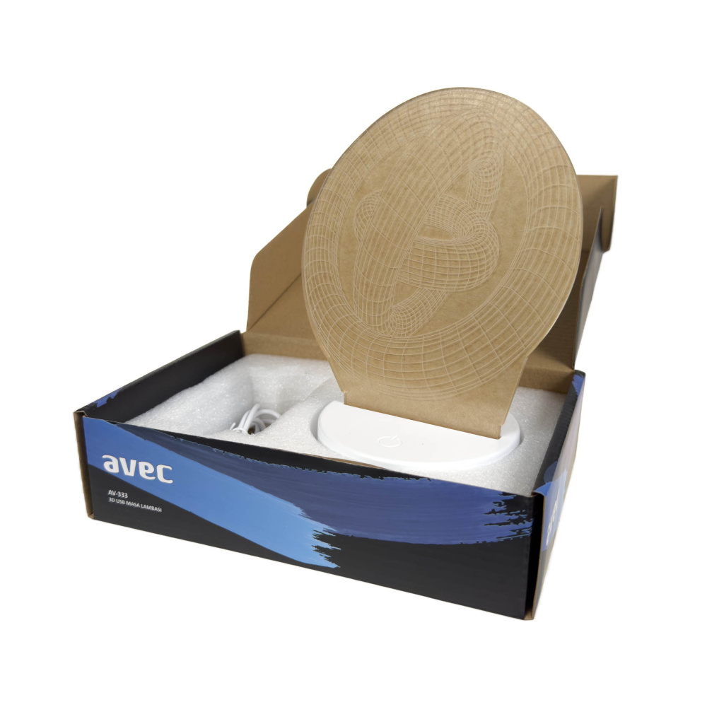 AVEC AV-333 3D PİLLİ + USB'Lİ MASA LAMBASI - 6