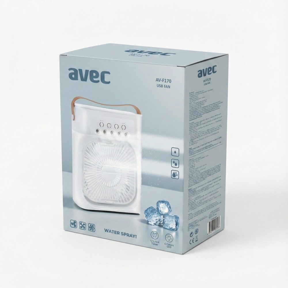 AVEC AV-F170 SU SPREYLİ USB MİNİ FAN - 7