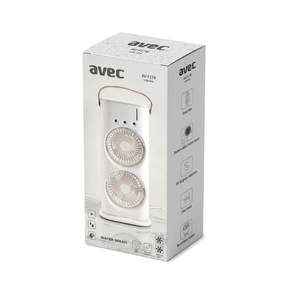 AVEC AV-F178 SU SPREYLİ USB FAN - 5