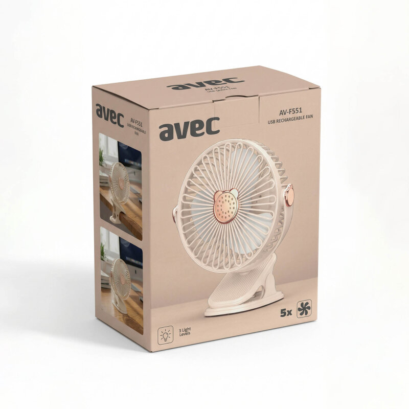 AVEC AV-F551 USB ŞARJLI FAN - 7