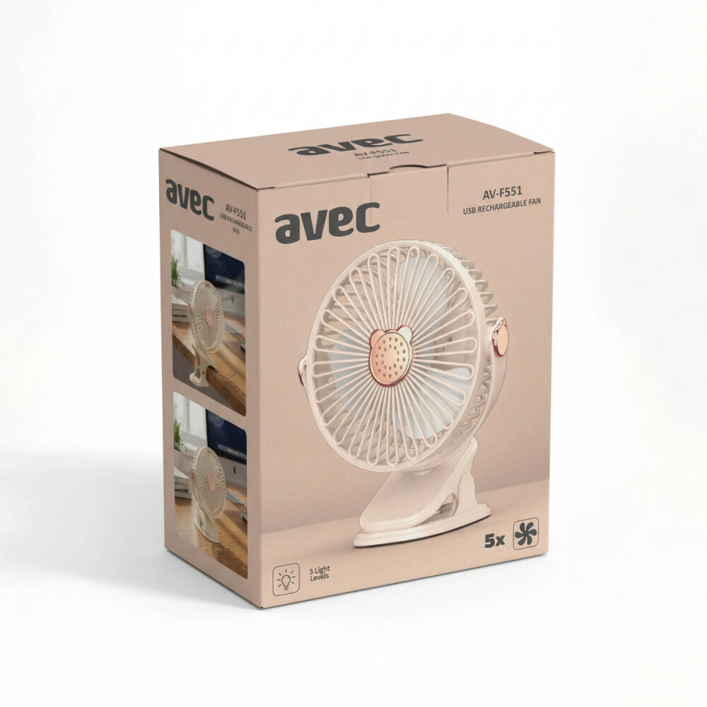 AVEC AV-F551 USB ŞARJLI FAN - 7