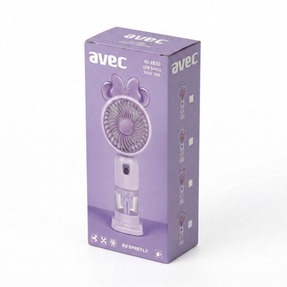 AVEC AV-F830 SU SPREYLİ USB MİNİ FAN - 6