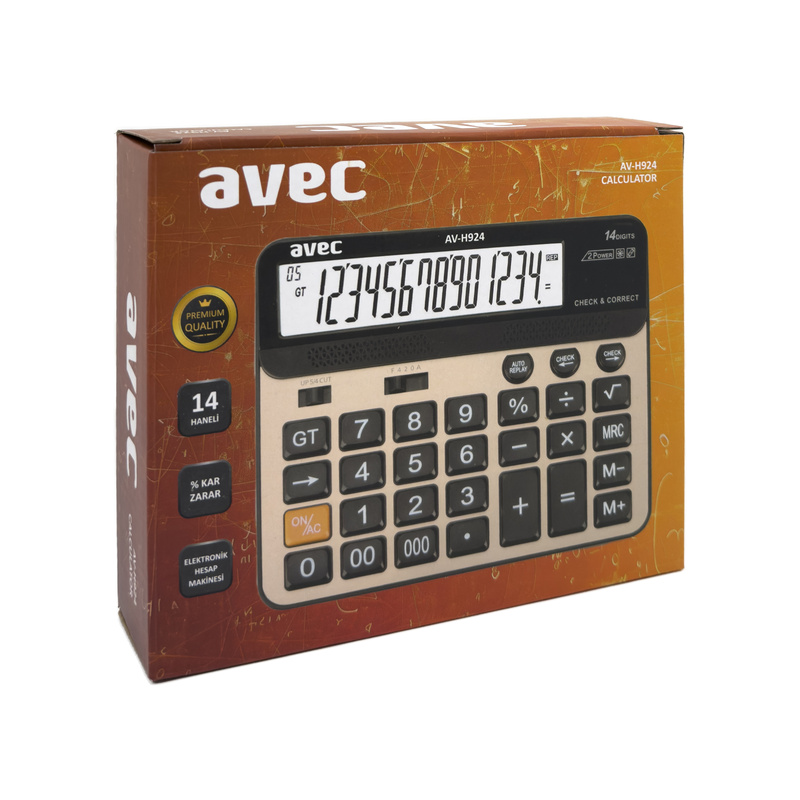 AVEC AV-H924 HESAP MAKİNESİ - 3