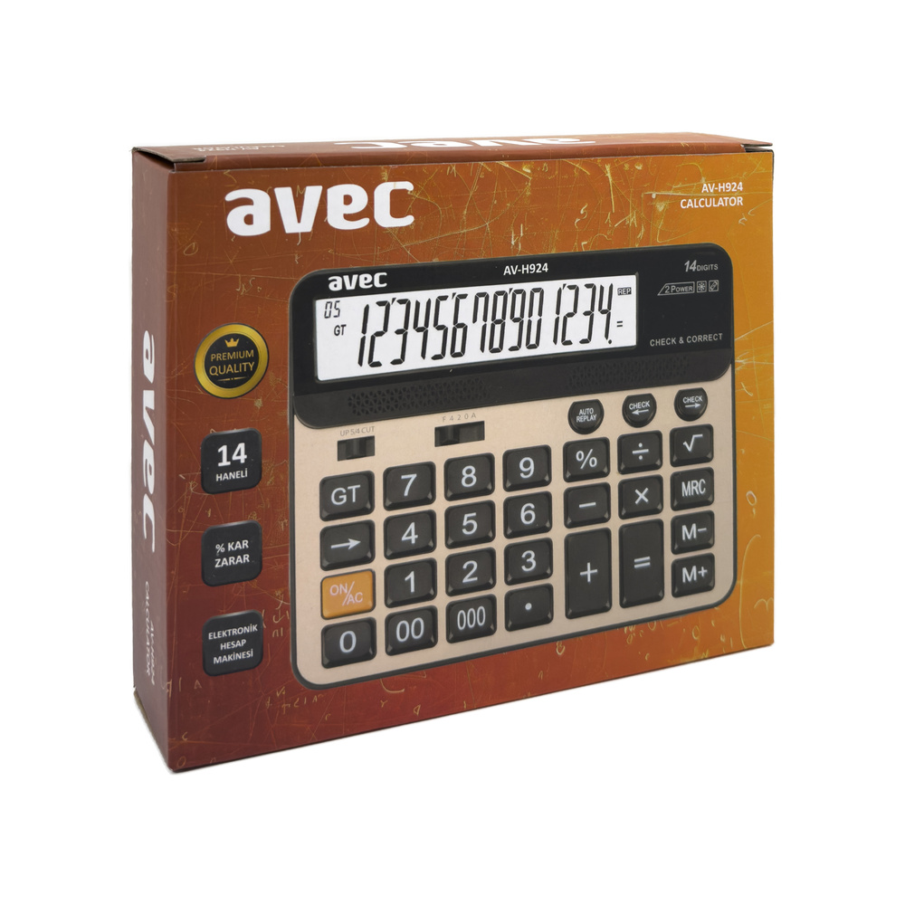 AVEC AV-H924 HESAP MAKİNESİ - 3