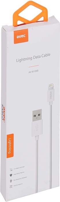 AVEC AV-W106B USB-LIGHTNING 1M KABLO (200) - Thumbnail
