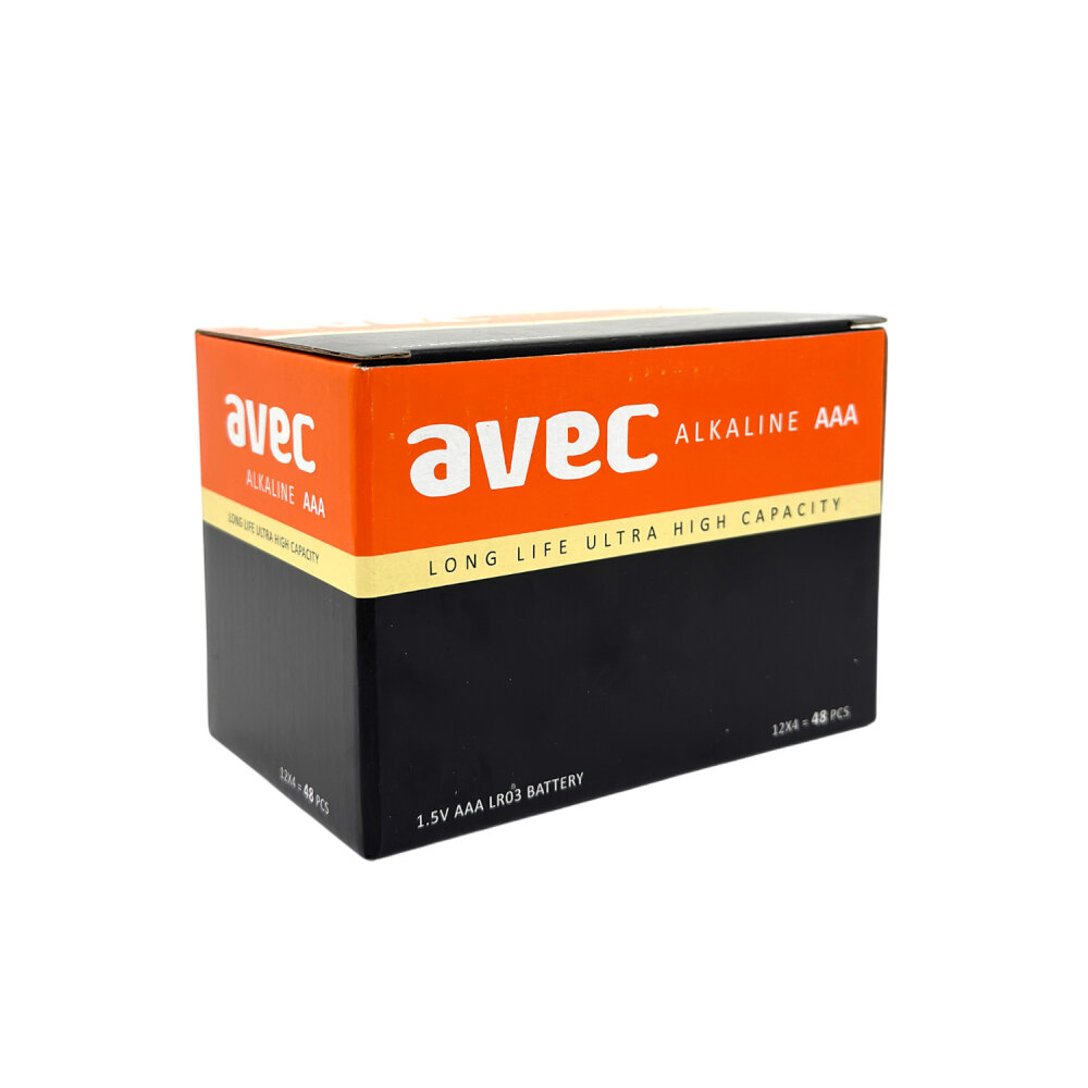 AVEC LR03 ALKALİN İNCE PİL 4LÜ BLS. - 4