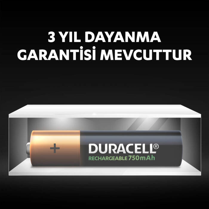 Duracell 750 Mah Şarjlı İnce Pil 2'li - 2
