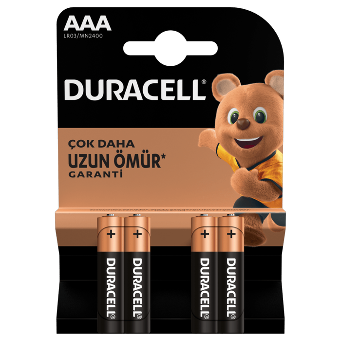 Duracell - Duracell AAA İnce Pil 4'lü