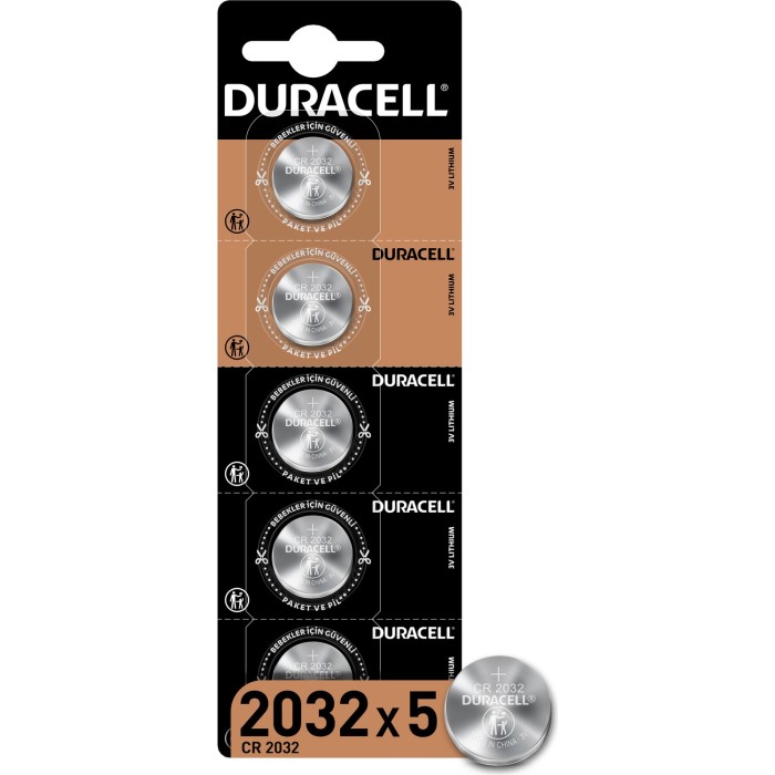 Duracell CR2032 Lıthıum 3V Pil 5'li - Duracell