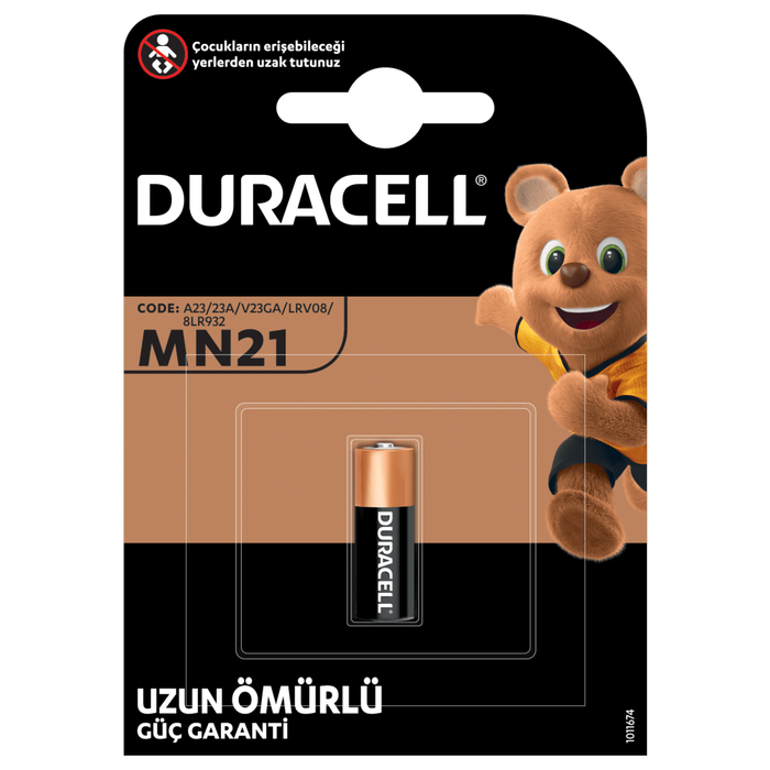 Duracell - Duracell Mn21/23A 12V Pil 1'li