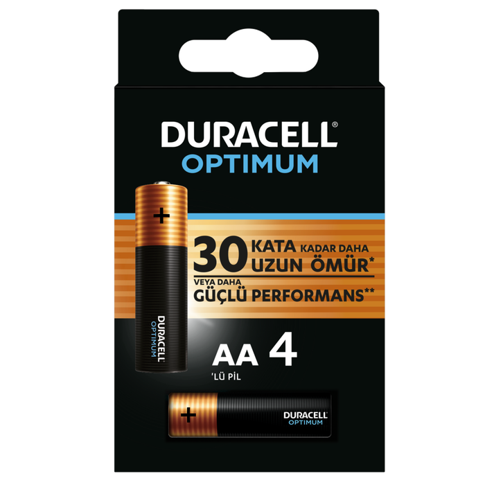 Duracell - DURACELL OPTIMUM AA KALEM PİL 4LÜ