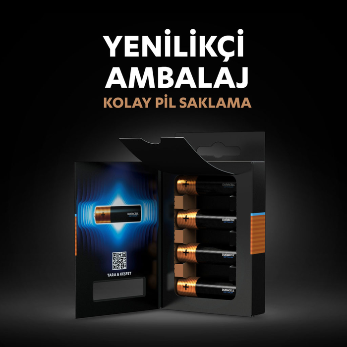DURACELL OPTIMUM AA KALEM PİL 4LÜ - 2