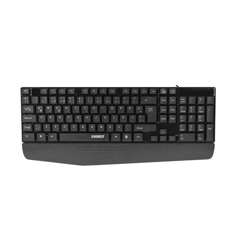 EVEREST KB-951U SİYAH USB Q KLAVYE - EVEREST
