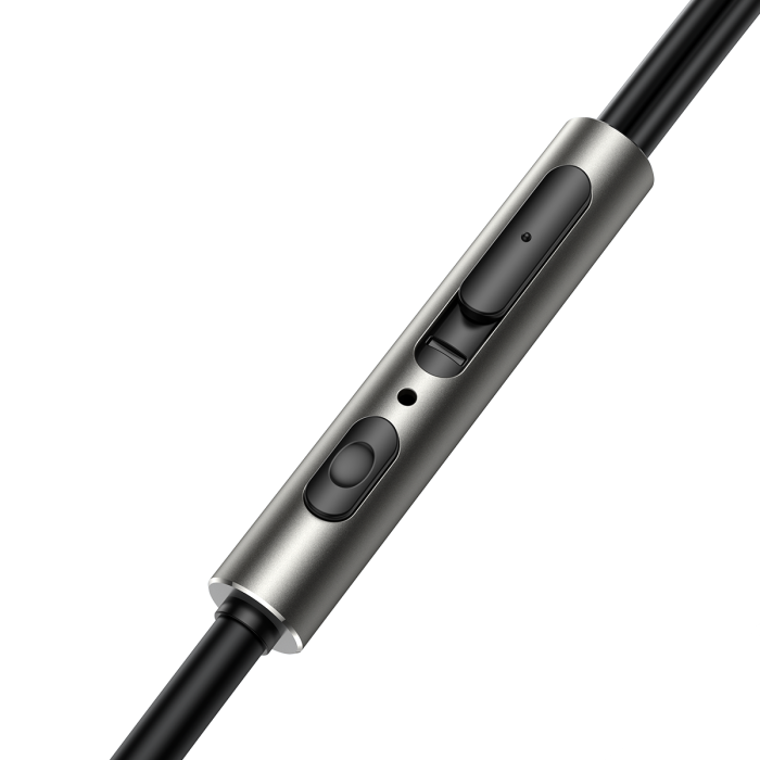 JOYROOM JR-EW03 IN-EAR METAL WIRED EARBUDS-DARK GRAY - 3