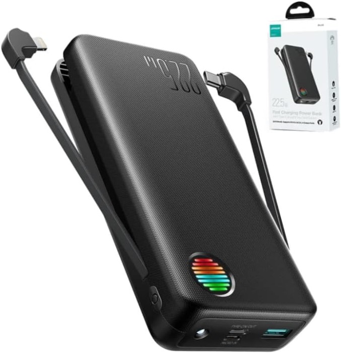 JOYROOM JR-L015 22.5W POWERBANK 20000MAH-BLACK - JOYROOM
