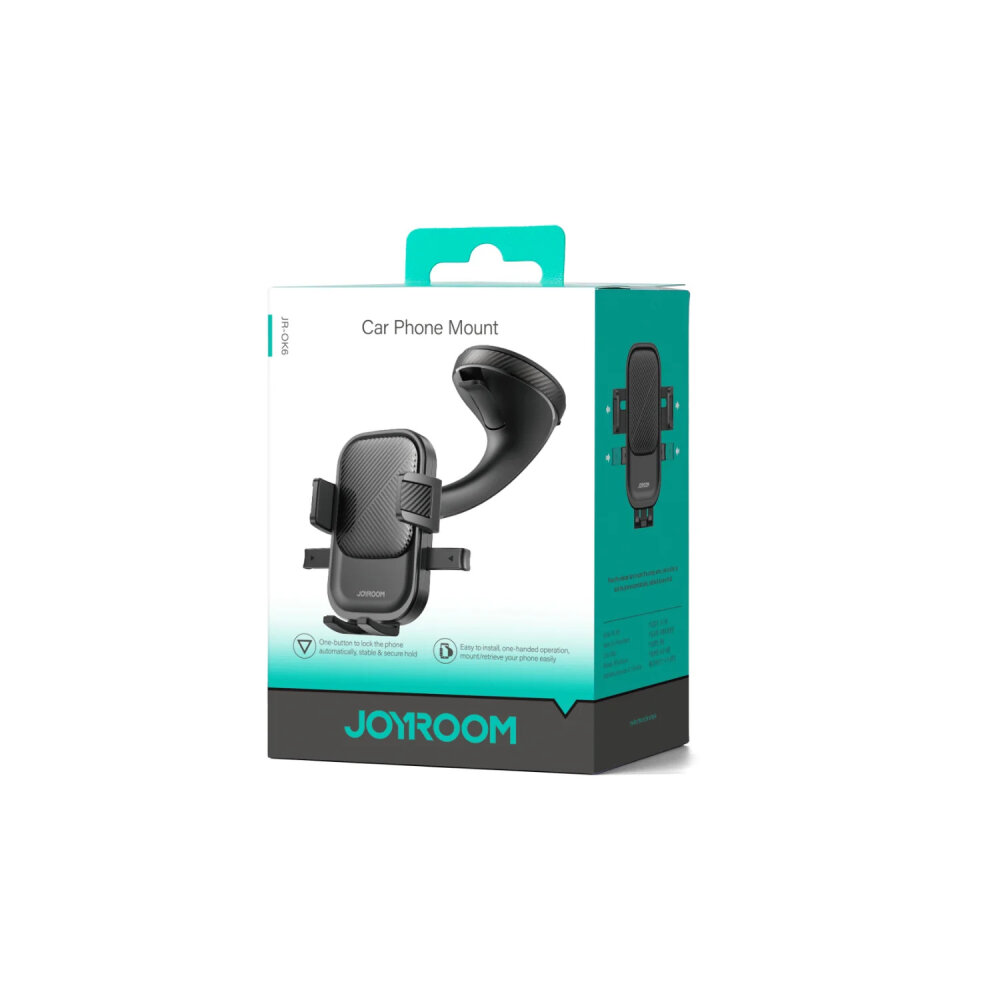 JOYROOM JR-OK6 CAR PHONE MOUNT BLACK - 4