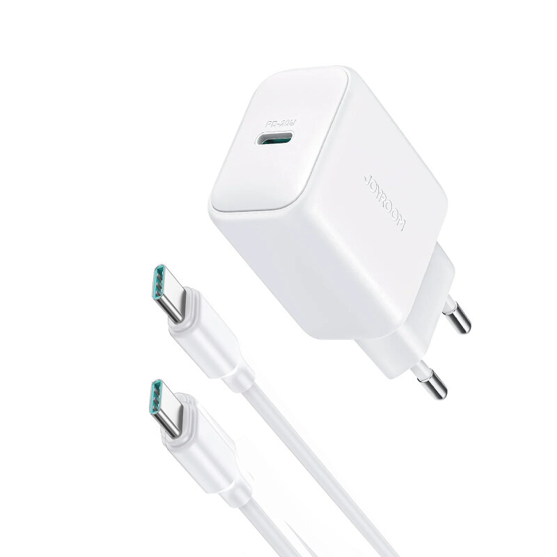 JOYROOM JR-TCF20 PD20W CHARGER+1 M TYPE C CABLE - JOYROOM