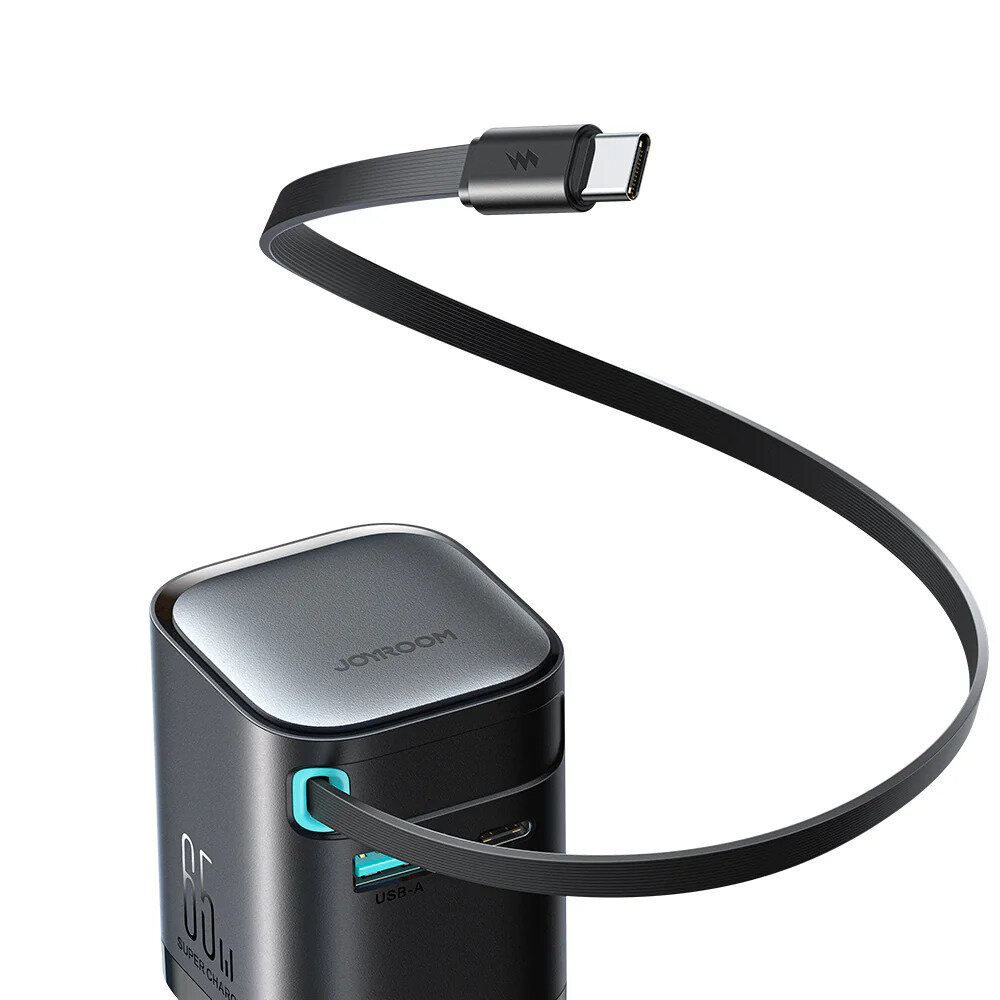 JOYROOM JR-TCL02 65W GAN CHARGER WITH REC.CABLE - 4