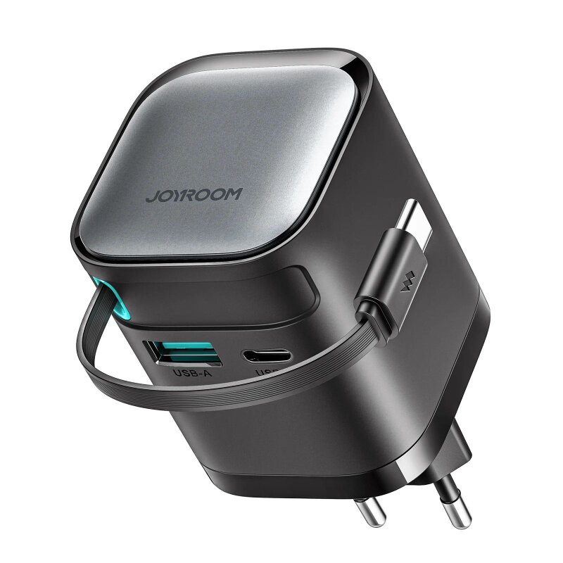 JOYROOM JR-TCL02 65W GAN CHARGER WITH REC.CABLE - JOYROOM