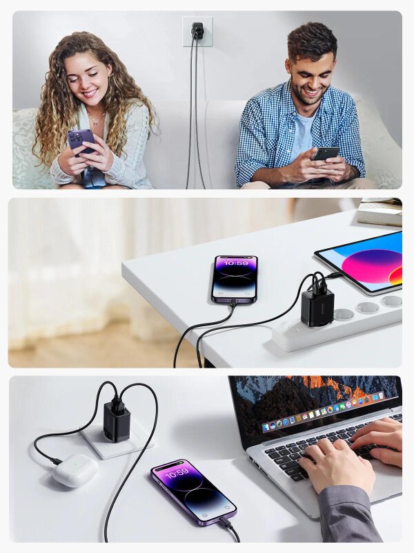 JOYROOM JR-TCN01 2.4 A (2 USB) DUAL CHARGER - 3