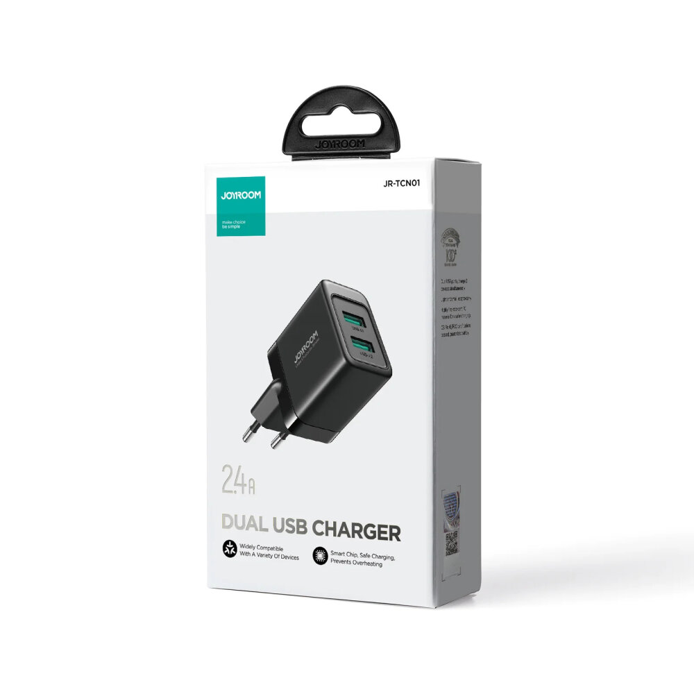 JOYROOM JR-TCN01 2.4 A (2 USB) DUAL CHARGER - 2