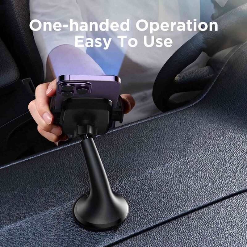JOYROOM JR-ZS259 MECHANICAL CAR HOLDER BLACK - 6