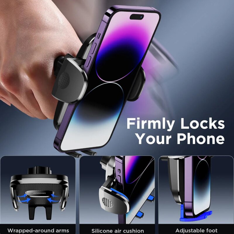 JOYROOM JR-ZS259 MECHANICAL CAR HOLDER BLACK - 3