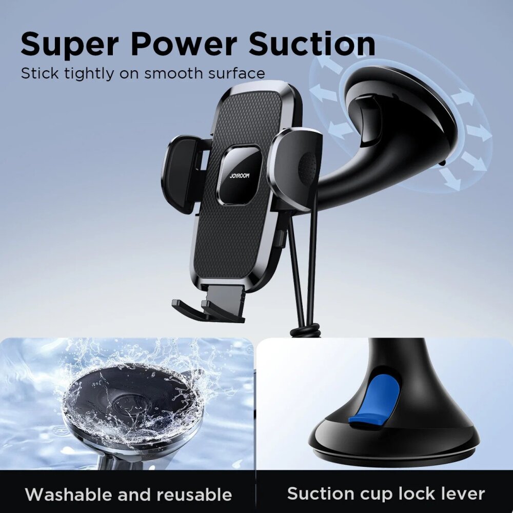 JOYROOM JR-ZS259 MECHANICAL CAR HOLDER BLACK - 7