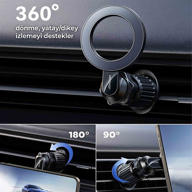 JOYROOM JR-ZS345 MAGNETIC CAR PHONE MOUNT-BLACK - 4