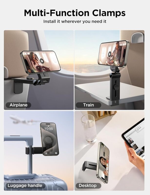 JOYROOM JR-ZS365 MAGNETIC TRAVEL PHONE HOLDER BLACK - 3