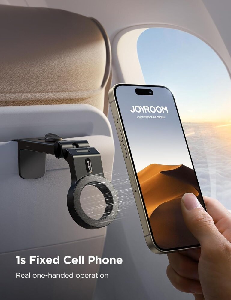 JOYROOM JR-ZS365 MAGNETIC TRAVEL PHONE HOLDER BLACK - 6