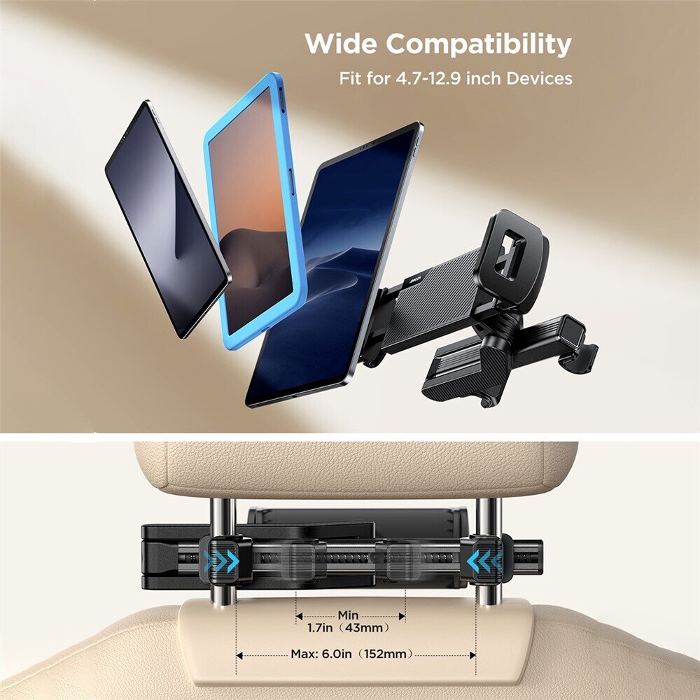 JOYROOM JR-ZS369 CAR HEADREST TABLET HOLDER - 5