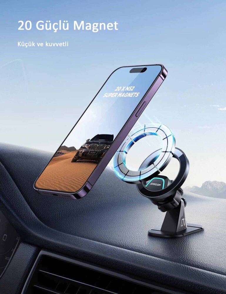 JOYROOM JR-ZS376 MAGNETIC CAR PHONE MOUNT(DASHBOARD) - 4