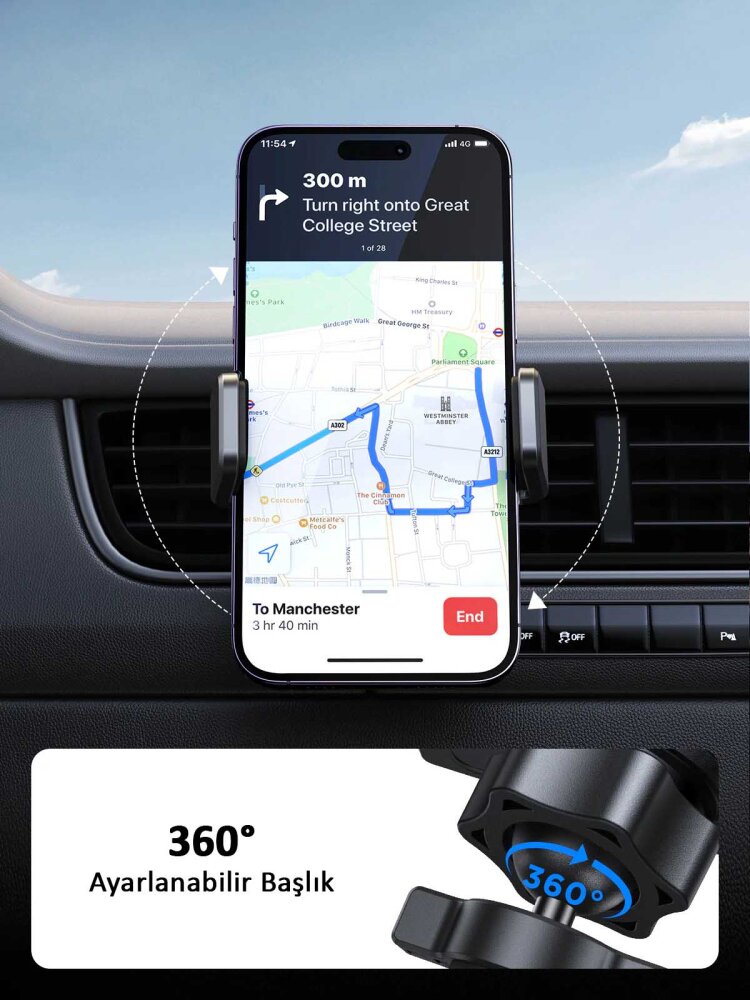 JOYROOM JR-ZS377 CAR PHONE MOUNT (AIR VENT) - 5