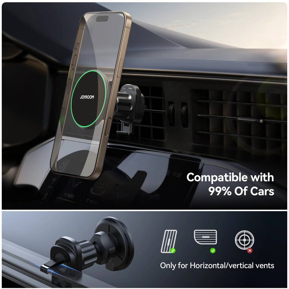JOYROOM JR-ZS412 MAGNETIC WIRELESS CAR CHARGE HLD. - 3