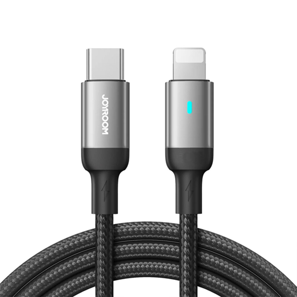 JOYROOM S-A10 30W TYPE C-LIGHTNING CABLE 1.2M BLACK - 1