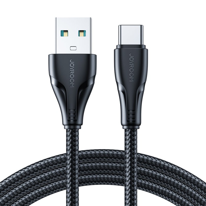 JOYROOM S-UC027A11 3A USB A-TYPE C 1.2M-BLACK - JOYROOM