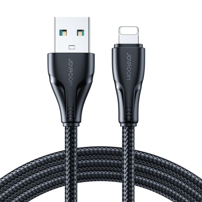 JOYROOM S-UL012A11 2.4A USB A-LIGHTNING 1.2M-BLACK - 