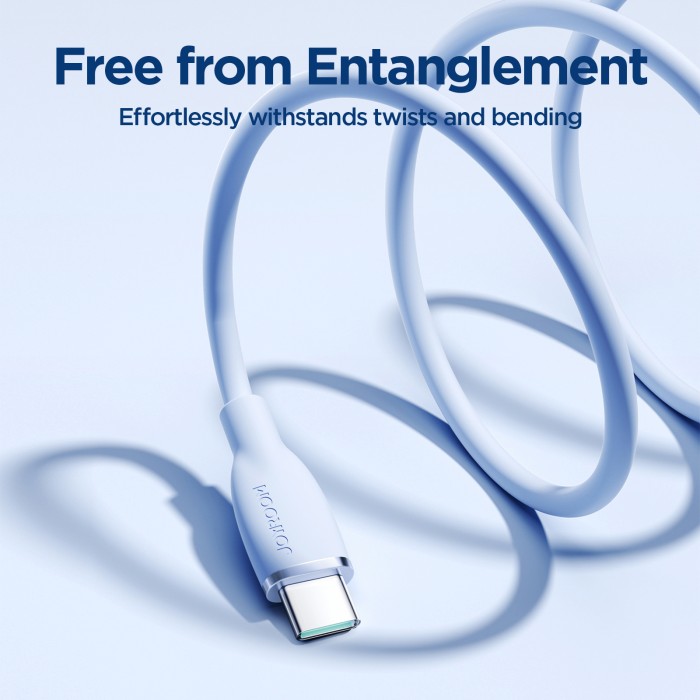 JOYROOM SA29-AC3 3A USB A-TYPE C 1.2M-BLUE - 6