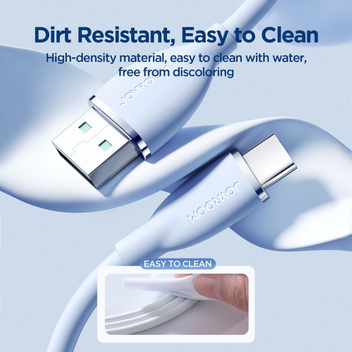 JOYROOM SA29-AC3 3A USB A-TYPE C 1.2M-BLUE - 7