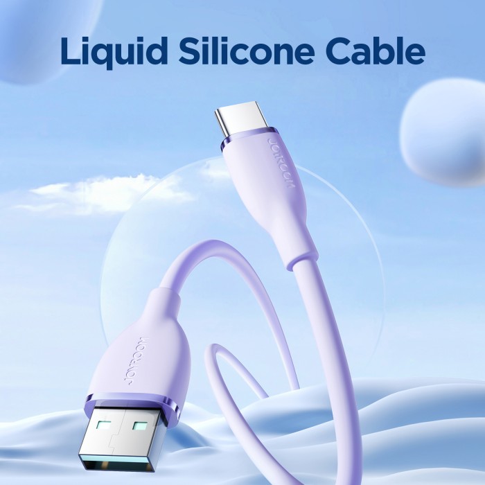 JOYROOM SA29-AC3 3A USB A-TYPE C 1.2M-PURPLE - 3