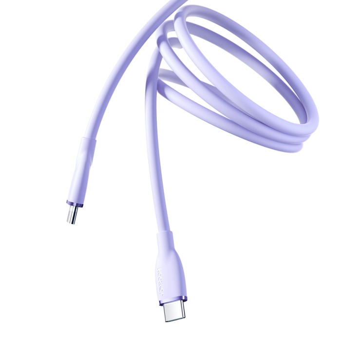 JOYROOM SA29-CC5 100W TYPE C-TYPE C 1.2M-PURPLE - JOYROOM