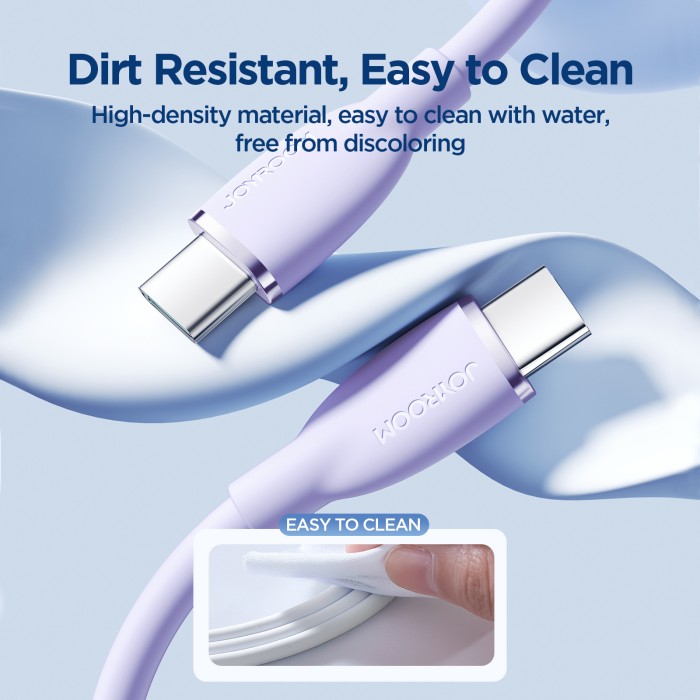 JOYROOM SA29-CC5 100W TYPE C-TYPE C 1.2M-PURPLE - 6