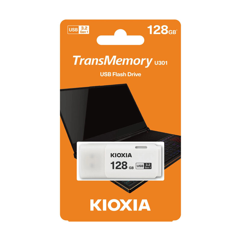 KIOXIA 128 GB U301 BEYAZ USB 3.2 GEN 1 BELLEK - 2