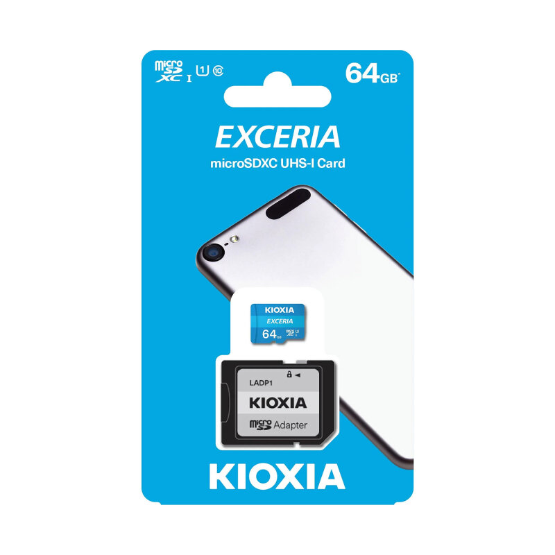 KIOXIA 64 GB EXCERIA MICRO SDXC UHS-1 CARD C10 - 2