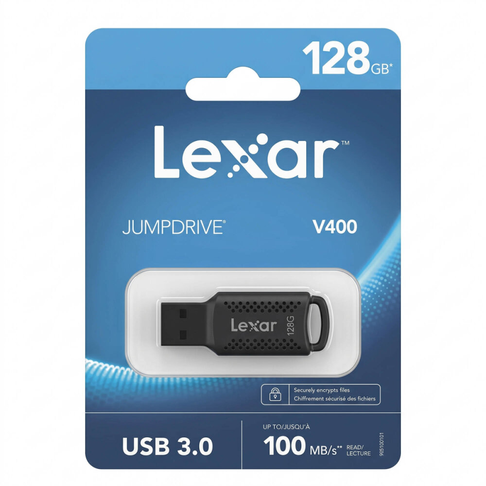 LEXAR 128 GB LJDV400128G JD V400 USB3.0 USB BELLEK - 1