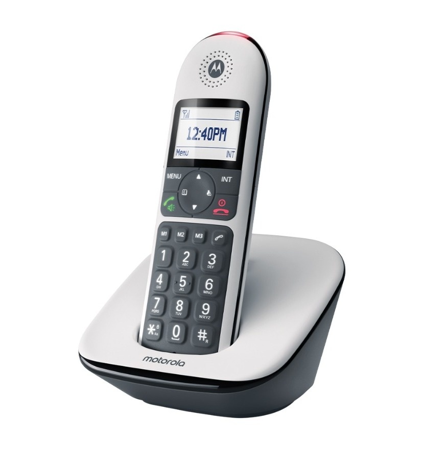 MOTOROLA CD5001W SENIOR TELSİZ TELEFON BEYAZ - 1